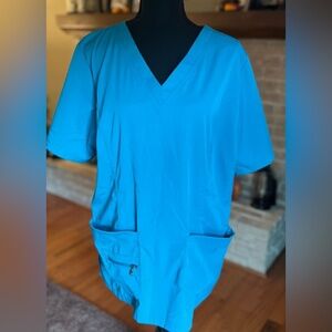 Adar Pro Elevated V-neck scrub top in womens.